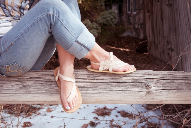 Aspen sandals by Unshoes Wildflower Series
